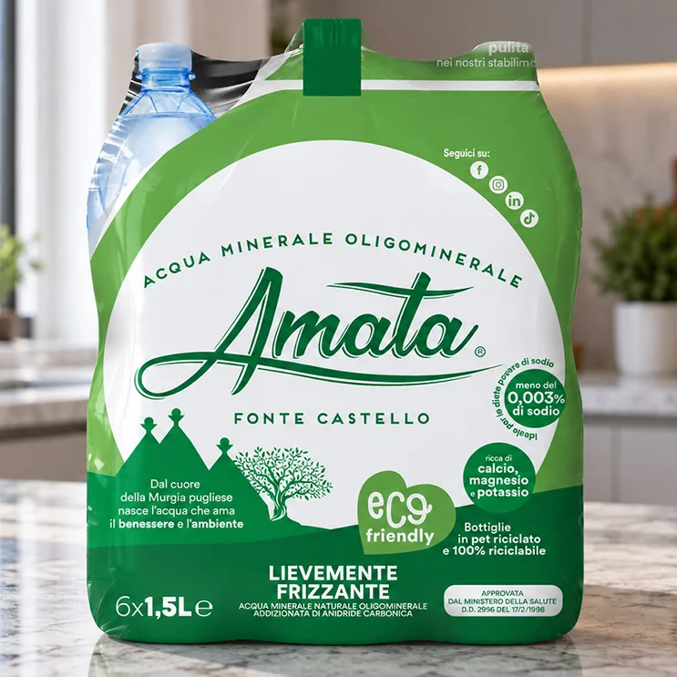 Il packaging beverage Acqua Amata