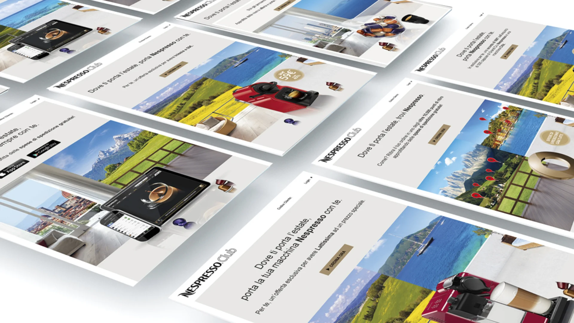 Gli asset di comunicazione food & beverage per Nespresso