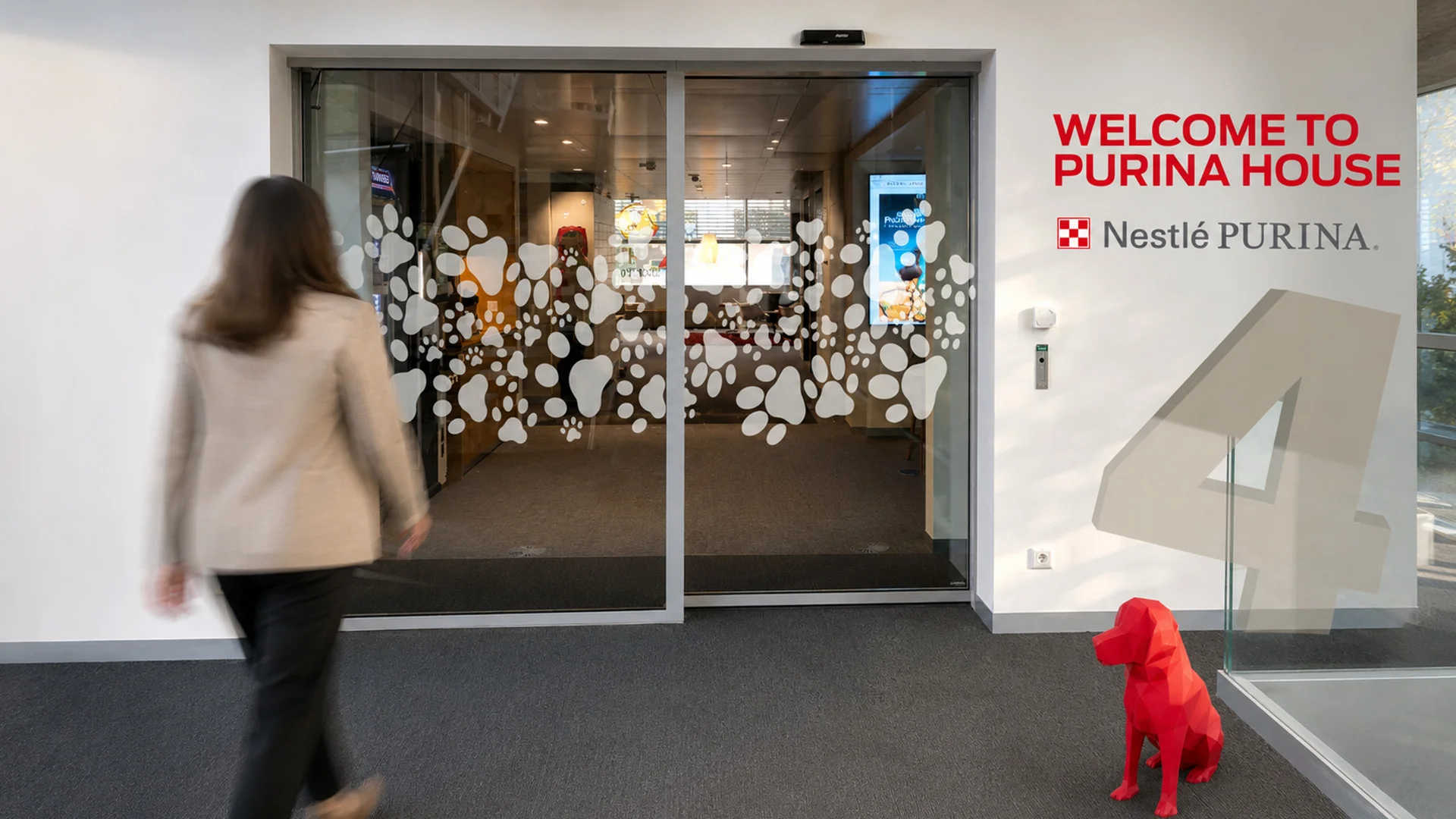 La personalizzazione degli uffici headquarters Purina